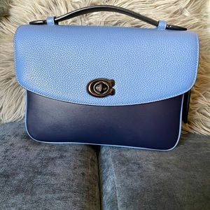 SOLD - Coach Cassie in washed chambray